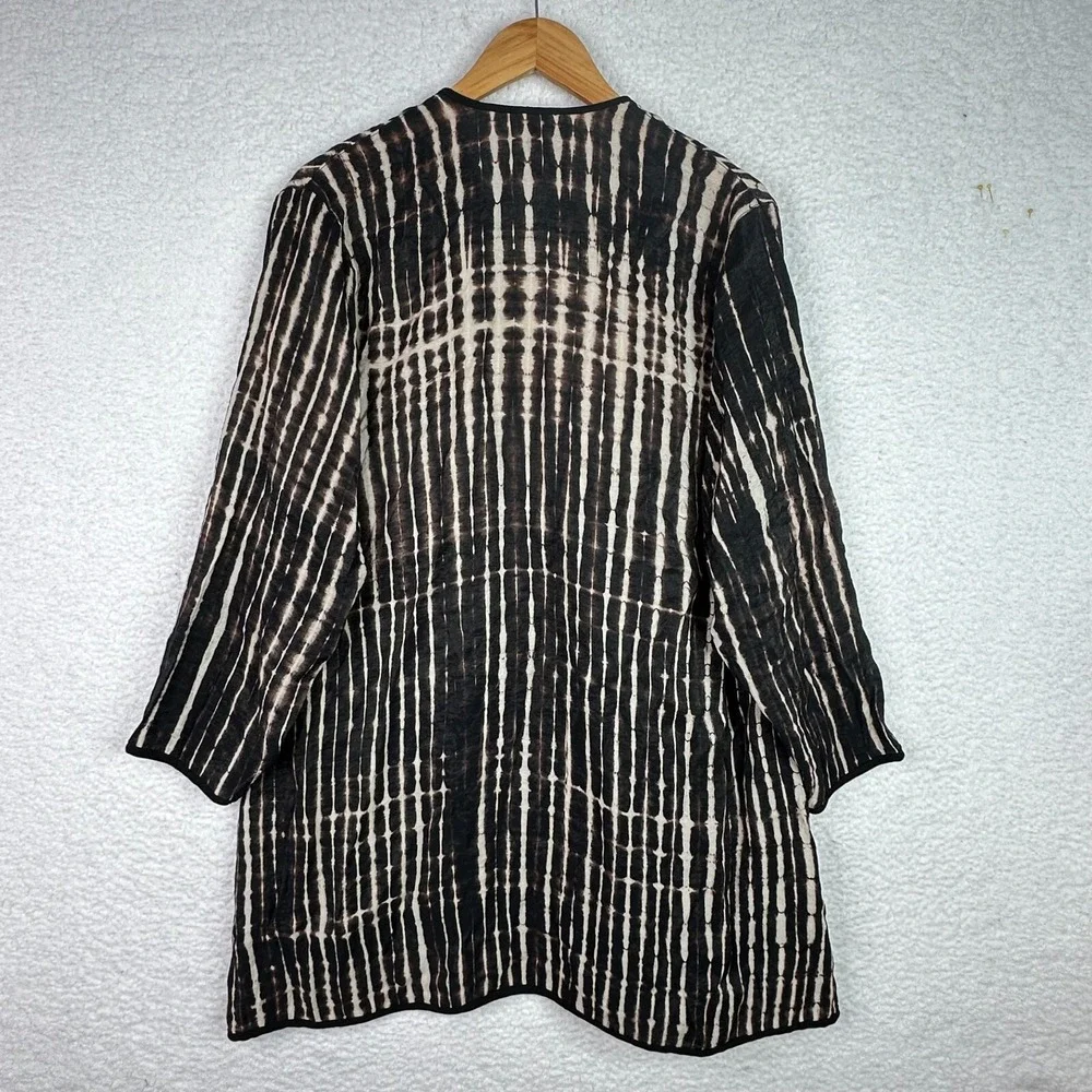 HarvBella by Exotic Tie‎ Dye Convertible Drape Cardigan Boho Wrap Jacket - Picture 15 of 15